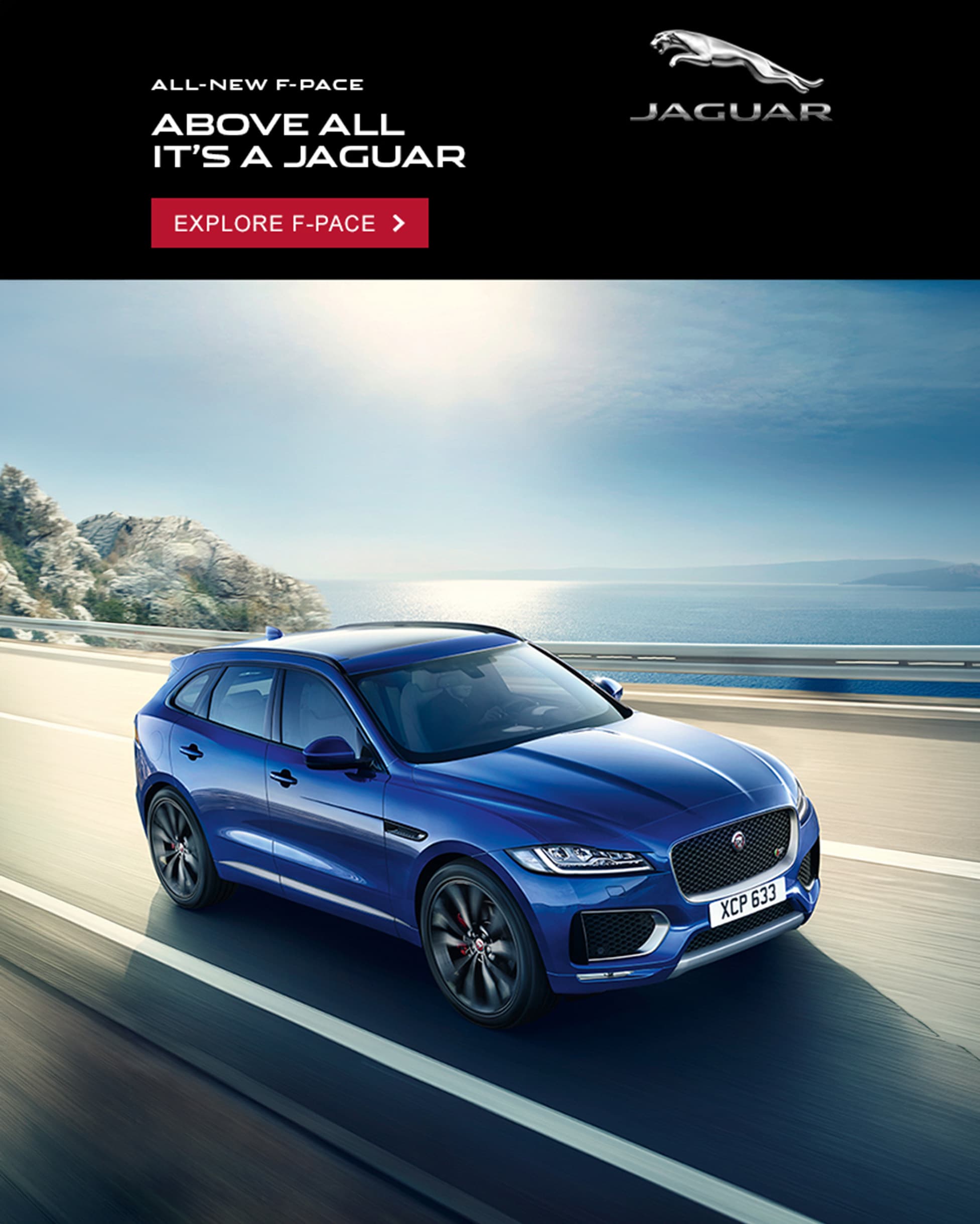 재규어 F-PACE TEAR UP 페이스북 모바일 캠페인
